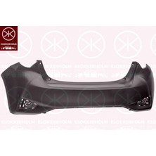 TŞT 2017 - 2020 Toyota Yarıs Arka Tampon Siyah Karlıksız Oem No: 52159 - 0U921