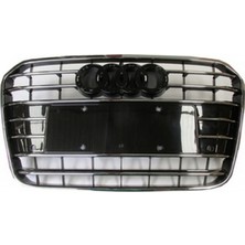 BFN 2012 - 2014 Audi A6 Ön Panjur Nikelajlı (Iç Petekleri Siyah) (Bfn) (Oem NO:4G0853651)