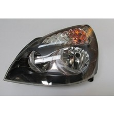 Ayfar 2002 - 2006 Renault Clio Sdhb Far Lambası Sol Elektrikli - Motorsuz Siyah 5fişli (H1 - H7) (Ayfar) (Oem NO:7701051769)