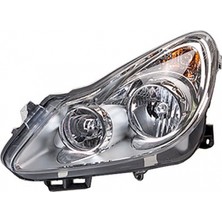 Depo Opel Corsa D 2007 Far Sağ Sinyalli (E) (H7+H7) (Oem NO:1216188)