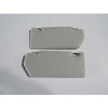 TŞT 2005 - 2013 Fiat Albea Güneşlik Beyaz Sağ - Sol Set 2 Parça