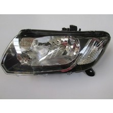 Ayfar 2014 - 2016 Dacıa Logan Mcv Far Lambası Sol Manuel (H4) 6fişli Siyah (Ayfar) (Oem NO:260601236R)