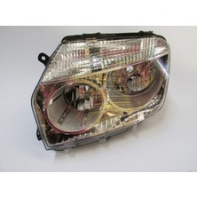 Ayfar 2010 - 2013 Dacıa Duster Far Lambası Sol Manuel (Iç Aynası Nikelajlı) (H1 - H7) 5 Fişli (Ayfar) (Oem NO:260100069R)