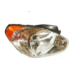 Ayfar 2006 - 2009 Hyundai Accent Era Far Lambası Sağ Elektrikli - Motorsuz (Sarı Sinyalli) (H4) (Ayfar) (Oem NO:9.21021E45)