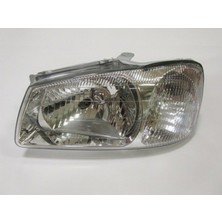Ayfar 2000 - 2002 Hyundai Accent Milenyum Far Lambası Sol Manuel (Park Delikli) (H4) (Ayfar) (Oem NO:9210125010)