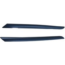 Pleksan 2013 - 2016 Renault Clio Sport Tourer - Ön Panjur Üst Çıtası Siyah Sağ - Sol Set 2 Parça (Pleksan) (Oem NO:620722847R)