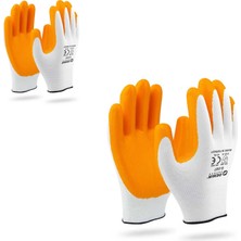 Demir Safety Dmr D007 Nitril Eldiven No:10  Sarı Beyaz 300 Adet