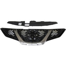 BFN 2014 - 2016 Nissan Qashqai J11 Ön Panjur Nikelaj Çıtalı (Kamera Delikli) (Bfn) (Oem NO:623104EA0A)