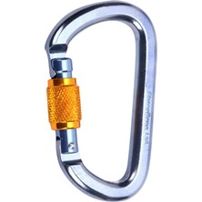 Aututer 28 Kn Alüminyum D Halka Karabiner Yüksek Kaliteli Karabin Aksesuar Karabin Gri (Yurt Dışından)