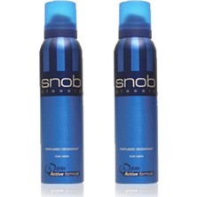 Snob 2 Adet Classic Deodorant 150 ml