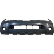 Tyg 2006 - 2010 Nissan Pıck Up Navara - Ön Tampon Siyah (Yuvarlak Sis Kapaklı) (Far Yıkamasız) (Tyg) (Oem NO:62022EA540)