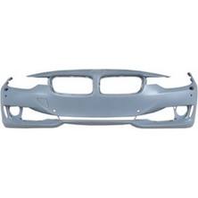 Tyg 2012 - 2014 Bmw 3 Serı F30 - Ön Tampon Koyu Gri (Sensör - Far Yıkama Delikli Tyg) (Oem NO:51117293023)