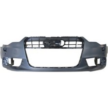 BFN 2012 - 2014 Audi A6 Ön Tampon (Astarlı Sensör ve Far Yıkama Delikli - Sis Delikli Bfn) (Oem NO:4G0807065AGRU)