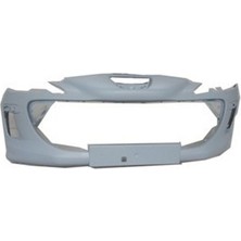 Tyg 2008 - 2011 Peugeot 308 Ön Tampon Gri (Astarlı Sis - Bant - Izgara Delikli (Far Yıkamasız) (Tyg) (Oem NO:7401LS)