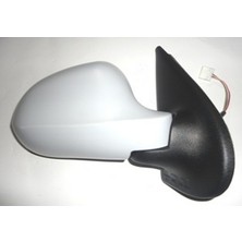 TŞT 2010 - 2013 Fiat Albea Kapı Aynası Sol Elektrikli - Gri Kapaklı Sensörlü 5fişli M.lecoy M.marelli (Oem NO:7354835300)