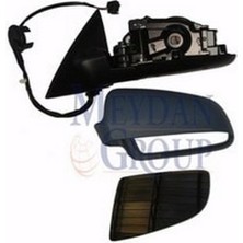 TŞT 2005 - 2009 Audi A6 Kapı Aynası Sol Elektrikli - Isıtmalı - Gri Kapaklı 5fişli (Tw) (Oem NO:4F1858531J01C)