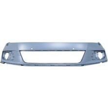 Tyg 2012 - 2015 Volkswagen Tiguan Ön Tampon Gri Astarl(Sis - Panjur - Sensör - Far Yıkama Delikli - Çeki Kapaklı) (Oem NO:5N0807217ERGRU)