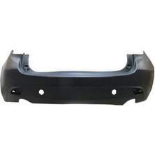 Tyg 2014 - 2016 Mazda 3 Hb Arka Tampon Siyah (Sensör Deliksiz - Spoılerli - Çeki Demir Kapaksız Tyg) (Oem NO:BHN950221B)