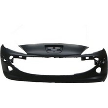 TŞT 2006 - 2009 Peugeot 207 Ön Tampon Siyah (Sis Delikli) Bant - Panjur Delikli Tw) (Oem NO:7401EQ)