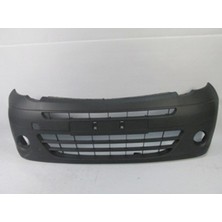 TŞT 2008 - 2013 Renault Kangoo Ön Tampon Siyah Sis Delikli Komple Bantlı Italya Oem No: 7701478153