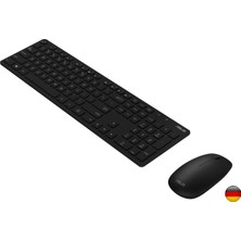 Asus W5000 Almanca Kablosuz Klavye/mouse Set Siyah W5000-GER-SYH