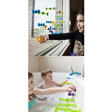 Okfis Vakum Molekül 25 Parça Yapı Taşları Fidget Duyusal Eğitici Oyuncak Squigz