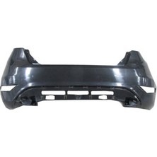 Tyg 2013 - 2017 Ford Fiesta Arka Tampon Karlıksız Gri Sis Delikli - Sensör Deliksiz (Tyg) (Oem NO:8A6117906)