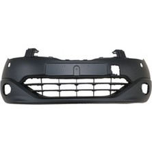 Tyg 2010 - 2014 Nissan Qashqai J10 Ön Tampon Siyah (Far Yıkama Delikli Sis ve Dodik Delikli) (Tüv) (Tyg) (Oem NO:62022BR00H)