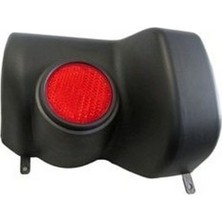 TŞT 2006 - 2009 Mitsubishi L200 Pıck Up - Arka Tampon Ucu Sol Reflektörlü - Siyah (Plastik) (Euro Body) (Oem NO:6410A741)