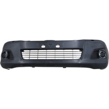 TŞT 2012 - 2015 Toyota Hilux Pıck Up Vıgo - D4D Ön Tampon (Sis Kapaklı - Panjurlu - Dodik - Far Yıkama Delikli Fpı) (Oem NO:521190K981)