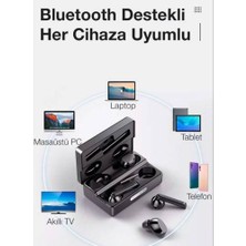 Coofbe Şarj Kutulu Dokunmatik 2 Adet Bluetooth Kulaklık Bluetooth Wers.5.2 Iphone Samsung Huawei Uym