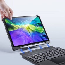 Coofbe iPad Pro 11INCH 2020-2018 Kablosuz Bluetooth Klavye Kılıf Kablosuz Bluetooth Klavye Touchpad