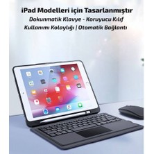 Coofbe iPad Pro 9.7 Kılıf Bluetooth Klavyeli Kılıf iPad 6- iPad 5- iPad Air 2 -1 Bluetooth Klavye