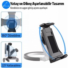 Coofbe Askılı Katlanabilen Masaüstü Tablet Standı Telefon Standı Dikey Yatay Kullanım Tablet Tutucu