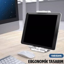 Coofbe Askılı Katlanabilen Masaüstü Tablet Standı Telefon Standı Dikey Yatay Kullanım Tablet Tutucu