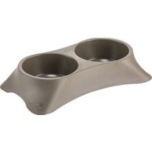 Poliwork Sütlü Kahve Kedi Ikili Mama Su Kabı 250X250 ml