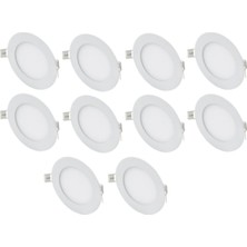 Cata 10 Adet 12 Watt Slim LED Panel Beyaz Işık Metal Kasa