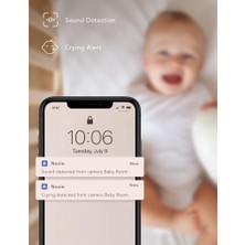 Nooie Bebek Telsizi - Ağlama Algılamalı, Kameralı ve Sesli 1080P