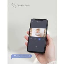 Nooie Bebek Telsizi - Ağlama Algılamalı, Kameralı ve Sesli 1080P