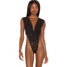 Krizia's Store Siyah Omuz Detaylı Bodysuit