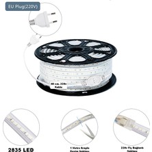 Tawitec Hortum LED 220 Volt Su Geçirmez Fiş Dahil Metrede 120 LED 20 Metre