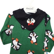 Necix Penguen Temalı Üçlü Zıbın Set