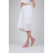 Modabuymus Pudra Saten Kadeh Topuklu Stiletto Taşlı Abiye Ayakkabı - Shinysun