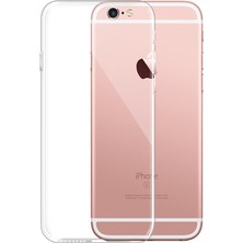 Bzontech iPhone 6 6s Kılıf Şeffaf Silikon Kamera Korumalı 0,30 mm