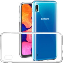 Bzontech Samsung A10 Kılıf Şeffaf Silikon Kamera Korumalı 3D