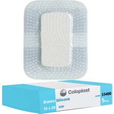 Coloplast 33400 Biatain Silikon Yapışkan Köpüklü 10 cm x 20 cm Yara Örtüsü