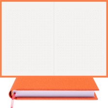 Bi Defter Noktalı Defter – Gerçek Cilt Bezi, %100 El Yapımı, El Dikişi, (Iplik Dikiş) “benzersiz Ürün” A/5