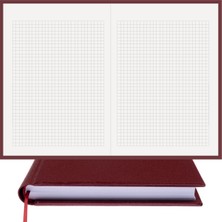 Bi Defter Kareli Defter – Gerçek Cilt Bezi, %100 El Yapımı, El Dikişi, (Iplik Dikiş) “benzersiz Ürün” A/5