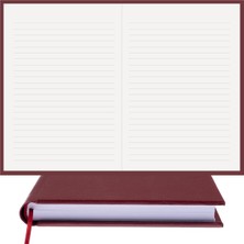 Bi Defter Çizgili Defter – Termo Deri Ciltli, %100 El Yapımı, El Dikişi, (Iplik Dikiş) “benzersiz Ürün” A/5