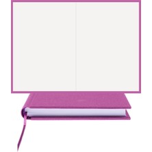 Bi Defter Çizgisiz Defter – Viskon Kumaş Ciltleme, %100 El Yapımı El Dikişi (Iplik Dikiş) “benzersiz Ürün” A/5